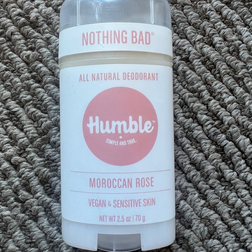 Hard to find humble natural deodorant. Gentle on sensitive skin
